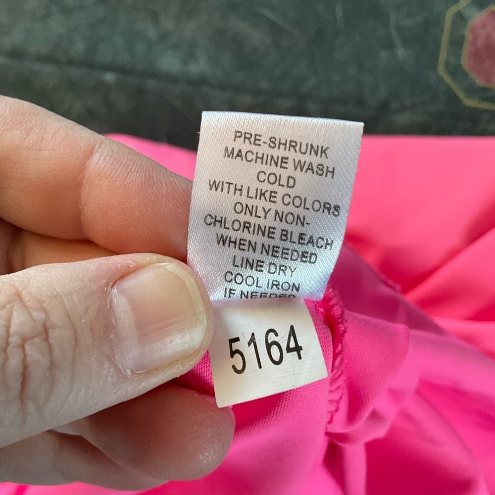 Lulu-B Slv-less Tank Top Hot Pink Size XS UPF 50+ Sun Protection Vacation - Picture 5 of 5